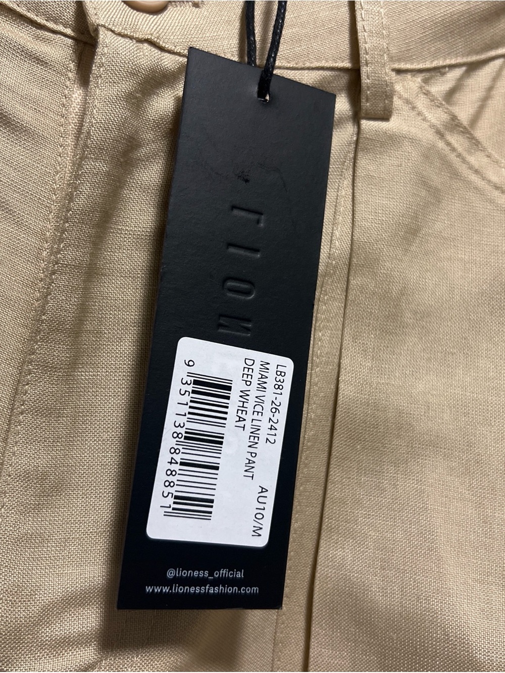 Lioness Miami Vice Linen Pants Size M NWT - Picture 8 of 9